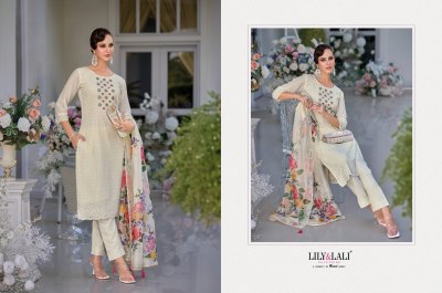 Lily and Lali present Karachi premium handwork kurti pant and dupatta catalogue at affordable rate readymade suit catalogs