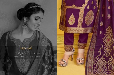 Lily and Lali present silkyness new designer handwork readymade suit catalogue at wholesale rate readymade suit catalogs