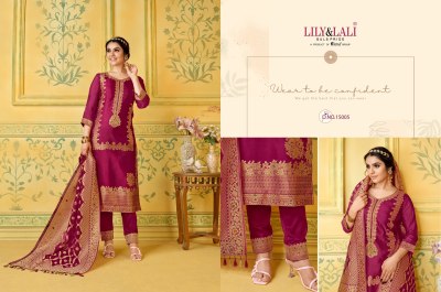 Lily and Lali present silkyness new designer handwork readymade suit catalogue at wholesale rate readymade suit catalogs