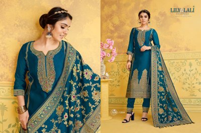 Lily and Lali present silkyness new designer handwork readymade suit catalogue at wholesale rate readymade suit catalogs