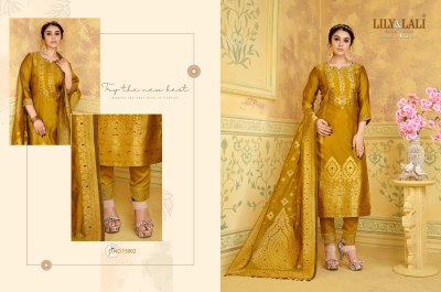 Lily and Lali present silkyness new designer handwork readymade suit catalogue at wholesale rate readymade suit catalogs