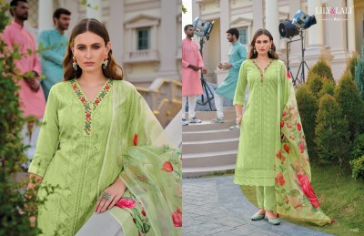 Lily and lali by Rozan fancy handwork designer kurti pant and dupatta catalogue at low rate readymade suit catalogs