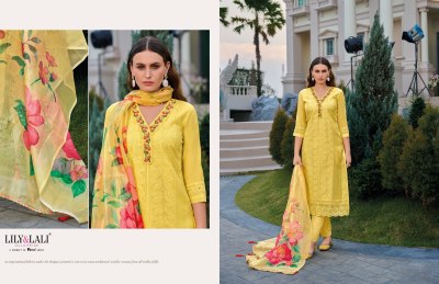 Lily and lali by Rozan fancy handwork designer kurti pant and dupatta catalogue at low rate readymade suit catalogs