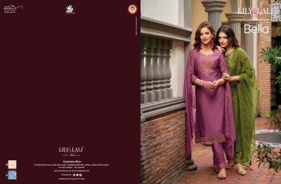 Lily and lali by bella presenting full handwork silk readymade designer  suit catalog at wholesale price kurtis catalogs