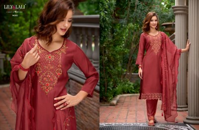 Lily and lali by bella presenting full handwork silk readymade designer  suit catalog at wholesale price kurtis catalogs