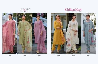 Lily and lali by chikankari vol 3 present chanderi silk with handwork readymade suit catalogue at wholesale price readymade suit catalogs