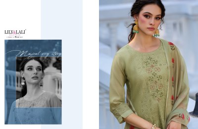 Lily and lali by chikankari vol 3 present chanderi silk with handwork readymade suit catalogue at wholesale price readymade suit catalogs