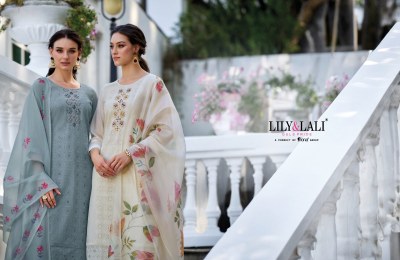 Lily and lali by chikankari vol 3 present chanderi silk with handwork readymade suit catalogue at wholesale price readymade suit catalogs