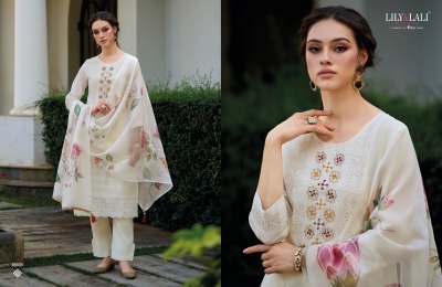Lily and lali by chikankari vol 3 present chanderi silk with handwork readymade suit catalogue at wholesale price readymade suit catalogs