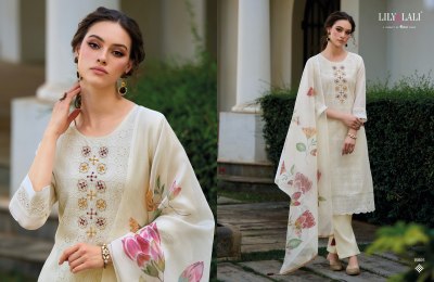 Lily and lali by chikankari vol 3 present chanderi silk with handwork readymade suit catalogue at wholesale price readymade suit catalogs