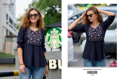 Lily and lali by melody 4 fancy viscose rayon western wear top- catalogue at low rate western wear catalogs