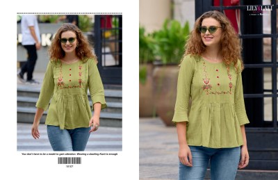 Lily and lali by melody 4 fancy viscose rayon western wear top- catalogue at low rate western wear catalogs