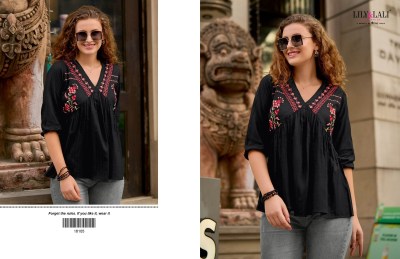 Lily and lali by melody 4 fancy viscose rayon western wear top- catalogue at low rate western wear catalogs