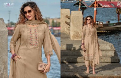 Lily and lali presenting Afghani 3 milan silk embroidered designer readymade suit catalogue at low rate readymade suit catalogs