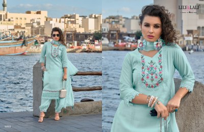 Lily and lali presenting Afghani 3 milan silk embroidered designer readymade suit catalogue at low rate readymade suit catalogs