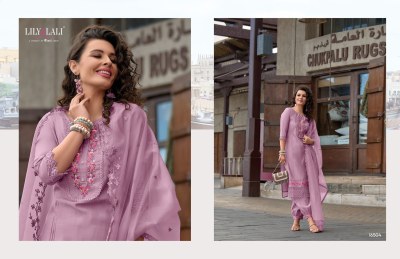 Lily and lali presenting Afghani 3 milan silk embroidered designer readymade suit catalogue at low rate readymade suit catalogs