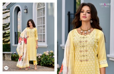 Lily lali by Cotton carnival cambric cotton schiffli work readymade suit catalogue at low rate readymade suit catalogs