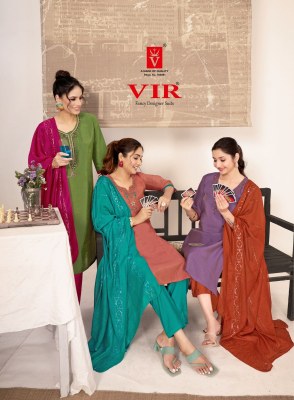Lipika vol 1 by VIR Fancy designer Handwork Kurti pant and dupatta collection Amavi