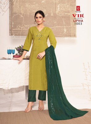 Lipika vol 1 by VIR Fancy designer Handwork Kurti pant and dupatta collection readymade suit catalogs