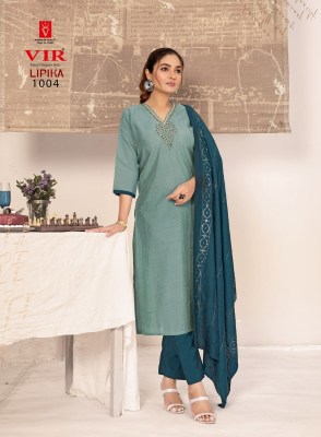 Lipika vol 1 by VIR Fancy designer Handwork Kurti pant and dupatta collection readymade suit catalogs