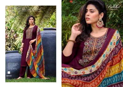 Lovina vol 2 by belliza self heavy embroidered pure viscose  rayon embroidered unstitched suit catalogue  salwar kameez catalogs