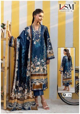 Lsm Firdous Vol 17 Readymade Karach Suit Heavy Lawn Cotton Catalogue Pcs Wholesale Rate  readymade suit catalogs