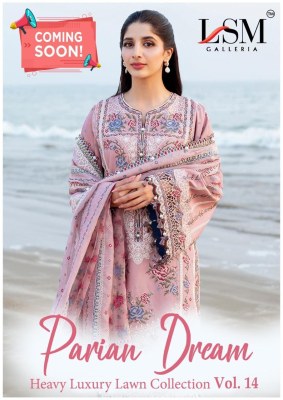 Lsm Parian Dream Vol 14 Heavy Lawn Cotton Pakistani Karachi Suits Wholesale  wholesale catalogs