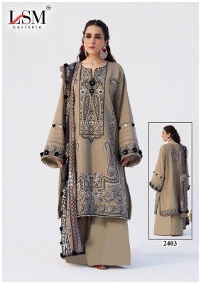 Lsm Parian Dream Vol 24 Karachi Dress Material  Heavy Lawn Cotton pakistani suit catalogs