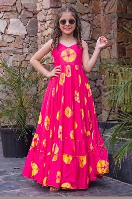 Lucaya Kids Vol 1 Heavy Rayon Fully Flared Anarkali Gown readymade suit catalogs