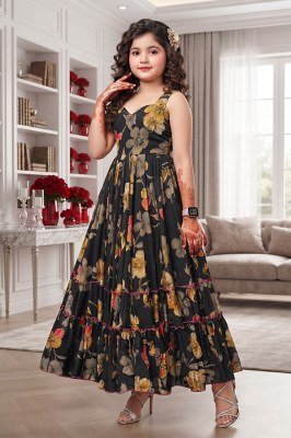 Lucaya Kids Vol 1 Heavy Rayon Fully Flared Anarkali Gown readymade suit catalogs