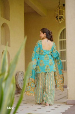 Lucaya Vol 32 Cambric Cotton Printed Kurti Farsi Salwar with Dupatta Set readymade suit catalogs