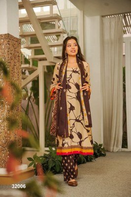 Lucaya Vol 32 Cambric Cotton Printed Kurti Farsi Salwar with Dupatta Set readymade suit catalogs