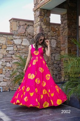 Lucaya vol 20 lunch Beautiful digital printed Ethnic wear Fully flared gown collection at amaviexpo Amavi