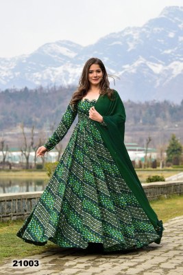 Lucaya vol 21 by Lucaya Heavy air tex Chinon Flair Gown Catalogue at low price gown catalogs