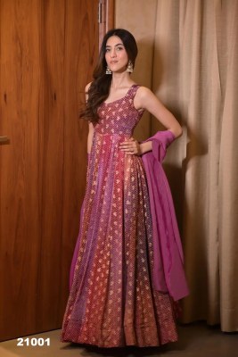 Lucaya vol 21 by Lucaya Heavy air tex Chinon Flair Gown Catalogue at low price gown catalogs