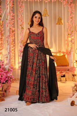 Lucaya vol 21 by Lucaya Heavy air tex Chinon Flair Gown Catalogue at low price gown catalogs