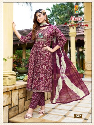 Lucky charm ghera vol 2 by Mayur capsule printed flared top and dupatta with pant collection at low price readymade suit catalogs