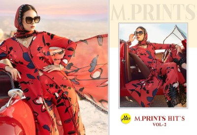 M prints by hits vol 02 pure reyon printed with embroidered salwar kameez catalogue at wholesale price salwar kameez catalogs