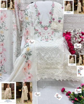 MAriya B Lawn vol 1 by Shree fab Pure Cotton Embroidered Pakistani suit collection at affordable rate  pakistani suit catalogs