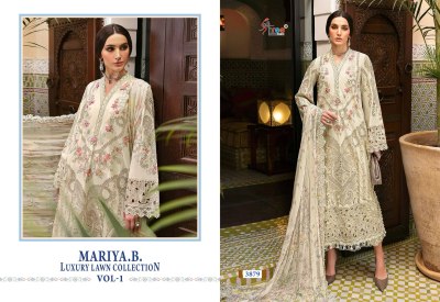 MAriya B Lawn vol 1 by Shree fab Pure Cotton Embroidered Pakistani suit collection at affordable rate  pakistani suit catalogs