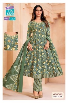 MCM Anarkali Vol-12 Heavy Cotton Printed Anarkali Kurti Pant with Dupatta wholesale catalogs