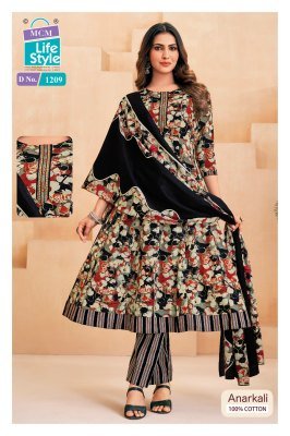 MCM Anarkali Vol-12 Heavy Cotton Printed Anarkali Kurti Pant with Dupatta fancy Anarkali suit catalogs
