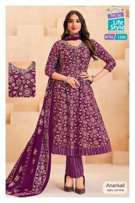 MCM Anarkali Vol-12 Heavy Cotton Printed Anarkali Kurti Pant with Dupatta fancy Anarkali suit catalogs