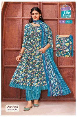 Mcm Anarkali Vol 9 Anarkali Style Heavy Cotton Catalogue Pcs Wholesale Rate  readymade suit catalogs