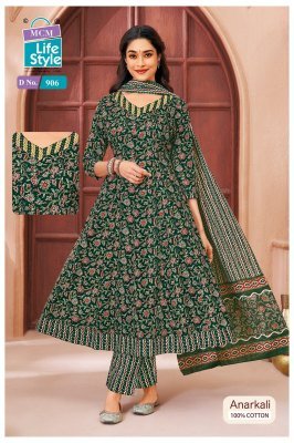 Mcm Anarkali Vol 9 Anarkali Style Heavy Cotton Catalogue Pcs Wholesale Rate  readymade suit catalogs