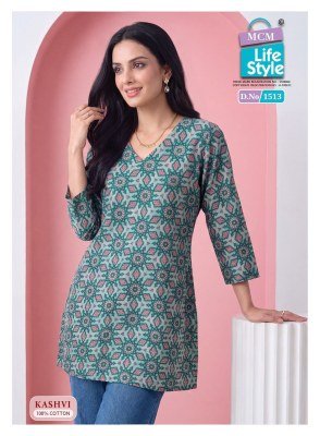 MCM Kashvi Vol-15 Short Tops Printed Collection kurtis catalogs