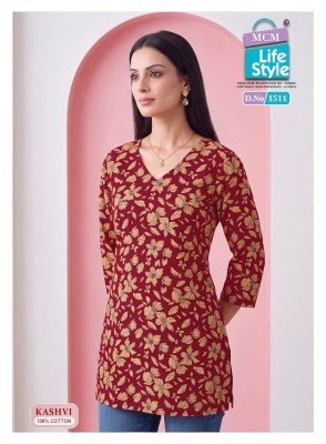 MCM Kashvi Vol-15 Short Tops Printed Collection kurtis catalogs