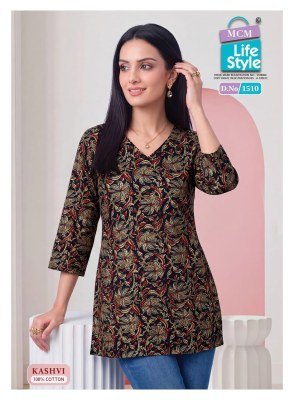 MCM Kashvi Vol-15 Short Tops Printed Collection kurtis catalogs