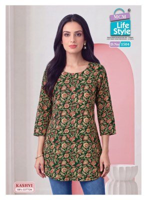 MCM Kashvi Vol-15 Short Tops Printed Collection kurtis catalogs