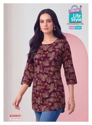 MCM Kashvi Vol-15 Short Tops Printed Collection kurtis catalogs